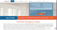Desktop Screenshot of fuehairtransplantindubai.com